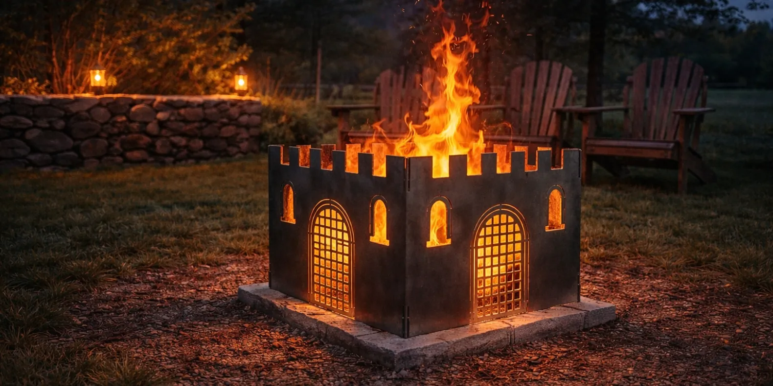 Custom metal firepit by Metalinsanity